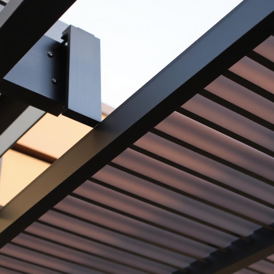 Climatrix pergola — Detail lamel